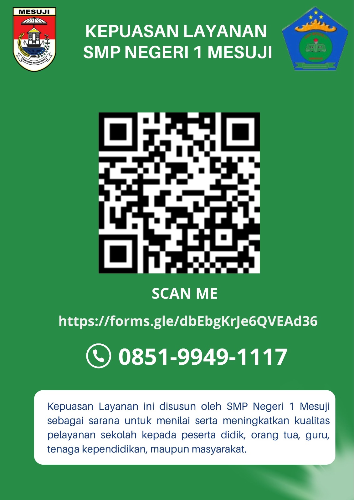 Kepuasan Layanan SMPN 1 MESUJI